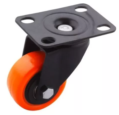 [WM-Y105650] RODAJA WESTON NARANJA PU GIRATORIA 2" (Y-1056-50)