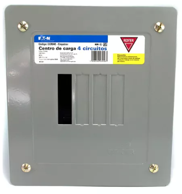 [ERY05-CR04S] ROYER CENTRO DE CARGA 4 POLOS SOBREPONER (CCR04S)(E)