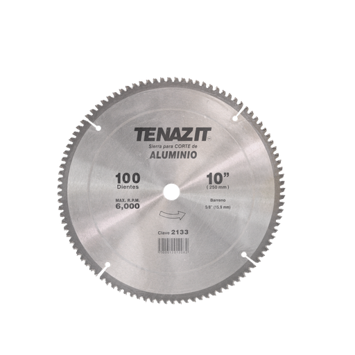 [AU570SCA2133] SIERRA METÁLICA AUSTROMEX CORTE DE ALUMINIO 10" X 5/8" 100 DIENTES (2133)(H)
