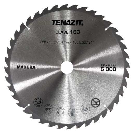 [AU566SCM0163] SIERRA METÁLICA AUSTROMEX P/MADERA 10" X 1"  40 DIENTES (163)(H) DDD