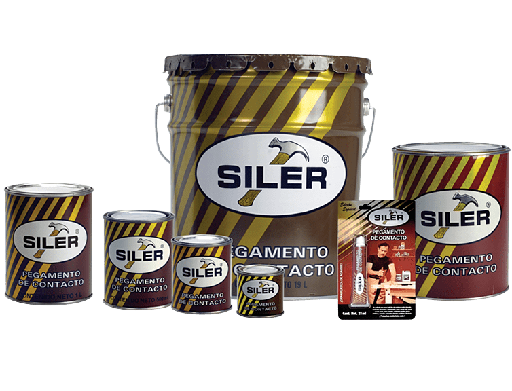 [SLRADCO82-L19] SILER ADHESIVO DE CONTACTO AMARILLO LÍNEA DORADA 19LT