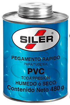 [SLRADP17VCH480] SILER ADHESIVO P/TUBERÍAS PVC HÚMEDO-SECO 480GR