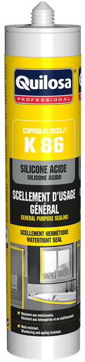 [QLSN3530] SILICÓN QUILOSA K-86 E MULTIUSOS NEGRO 280ML