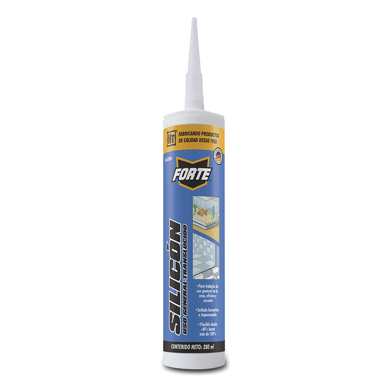 [HTSIG280] SILICÓN HECORT USO GENERAL TRANSLUCIDO 280ML (16-0208)