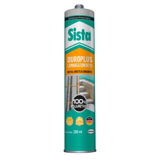[HESDC100G280] SISTA P800 DUROPLUS POLIURETANO GRIS 280ML