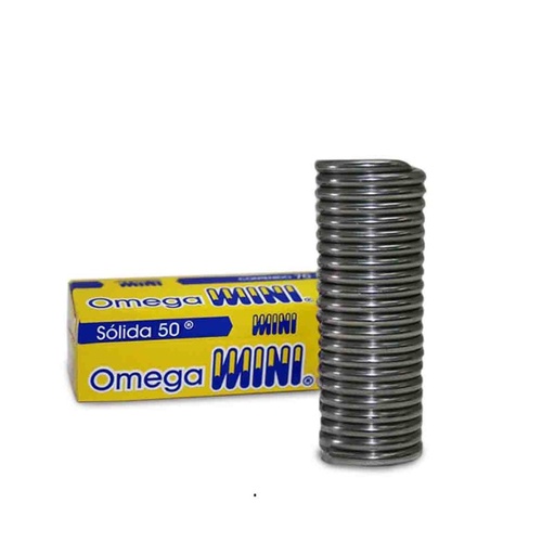 [SO5048A] SOLDADURA SÓLIDA OMEGA 50/50 70GR AMARILLA 1M