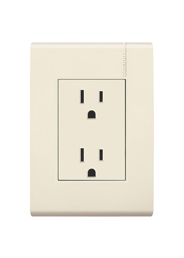 [BTMMZTCDXM] BTICINO MODUS PRO TOMACORRIENTE DUPLEX 2P+T MARFIL (E6028NPTLM) (E)