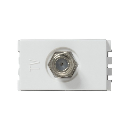 [SIT-TCBL] TOMA TV SIMON COAXIAL BLANCO (25476-30)(E)
