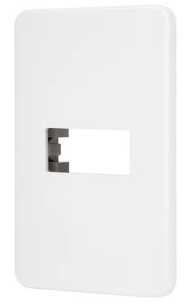 [IUTP1V656B] IUSA TRADIZIONE PLACA 1 VENTANA BLANCO 656B (202007)(E)
