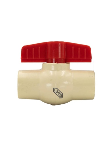 [IUVB618421] IUSA VÁLVULA DE BOLA CPVC FLOW 1/2" (618421)(H)