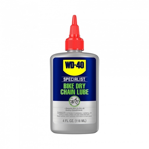 [MMWD40-BLUBCCS40] WD-40 4 OZ BIKE LUBRICANTE DE CADENAS PARA CONDICIONES SECAS (390012) 