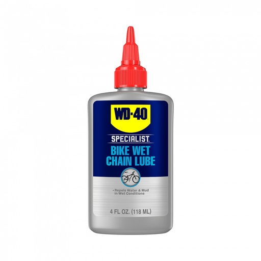 [MMWD40-BLUBCCH40] WD-40 4 OZ BIKE LUBRICANTE DE CADENAS PARA CONDICIONES HÚMEDAS (390005) 