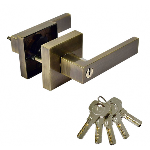 [YACEMCASTMX4981] MANIJA YALE CASTELLI RECÁMARA LATÓN ANTIGUO (MX4981)