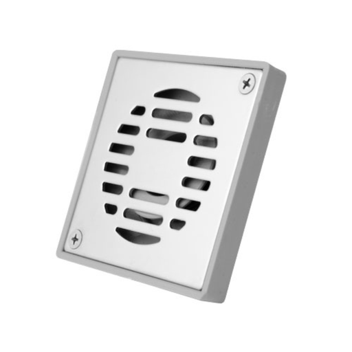 [CX-CD162] COFLEX COLADERA CUADRADA DE ABS GRIS C/REJILLA ACERO INOXIDABLE (PC-162)