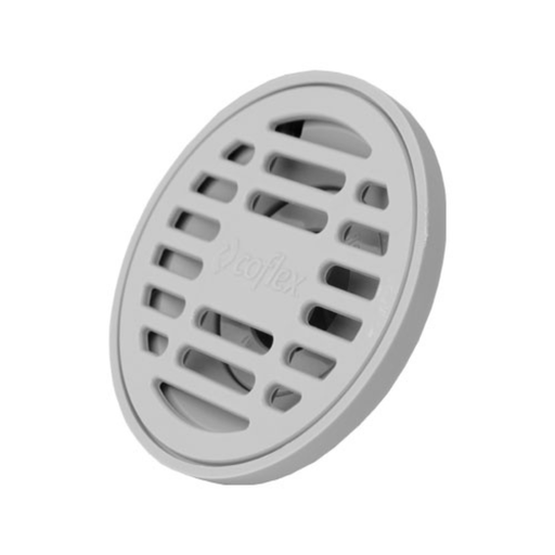 [CX-CDB150] COFLEX COLADERA REDONDA DE ABS C/REJILLA GRIS (PC-150)