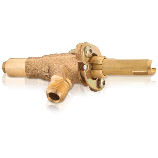 [IUVSERV-E1/2CS] IUSA VÁLVULA P/ESTUFA C/VÁSTAGO 1/2 CAÑA C/SEGURO BAJA PRESIÓN LATÓN (311844)(H)