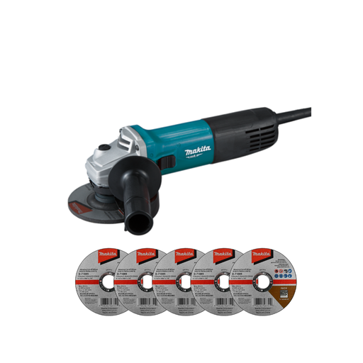 [MKTESM9510B] COMBO MAKITA MINI ESMERILADORA 4-1/2" 850W (M9510B) 