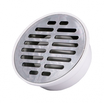 [CX-CDRU] COFLEX COLADERA UNIVERSAL BLANCA C/REJILLA ACERO INOXIDABLE (PC-102)