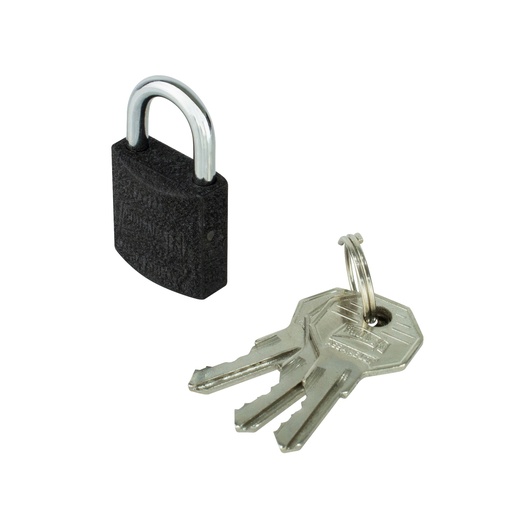 [PHCA0GLM173] CANDADO PHILLIPS 100 HIERRO GANCHO CORTO NEGRO BLISTER (MX7173)(H)