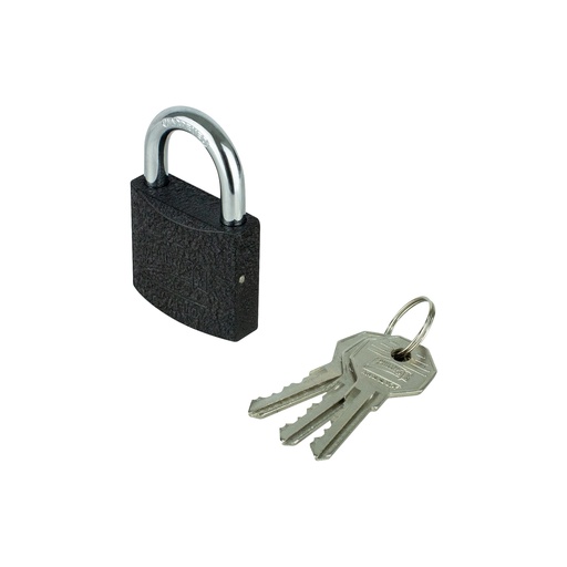 [PHCA0GLM177] CANDADO PHILLIPS 102 HIERRO GANCHO CORTO NEGRO BLISTER (MX7177) (H)