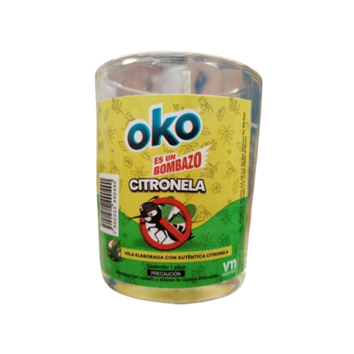 [OK69104] OKO VELA CON CITRONELA 160 GR