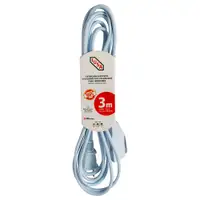 [IUE1619345-03] IUSA EXTENSIÓN DOMÉSTICA BLANCA 2x16 3M C/FAJILLA (269336)(E)
