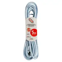 [IUE1619345-05] IUSA EXTENSIÓN DOMÉSTICA BLANCA 2x16 5M C/FAJILLA (269338)(E)