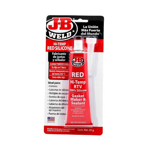 [DETKO-02-31314SP] SILICÓN DETKO JB WELD RTV ALTA TEMPERATURA ROJO 85GR (31314SP)
