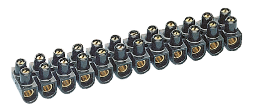 [BTV-U06-034215] BTICINO REGLETA DE CONEXION 12 POLOS 10MM NEGRO (34215)