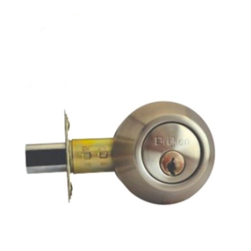 [YECSS66617] CERROJO TUBULAR BRUKEN LLAVE-LLAVE LATÓN ANTIGUO (MX66617)