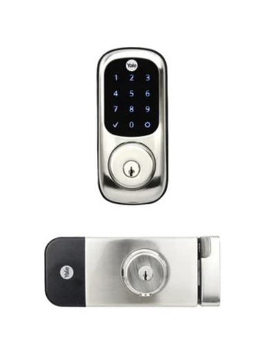 [YACDSMX-14N89997] CERRADURA YALE DIGITAL YXR226 P/EXTERIORES NÍQUEL SATÍN (MX89997)