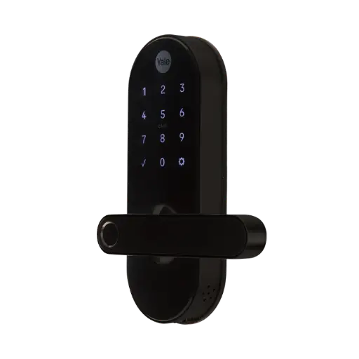 [YACDSMX-15O83403] CERRADURA YALE DIGITAL YMC420 + HUB NEGRA (MX83403)