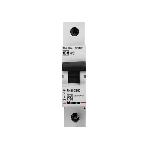 [BTZQQQ-06-FN8150] BTICINO INTERRUPTOR MINI DIN 1X50 (FN81CEW50)